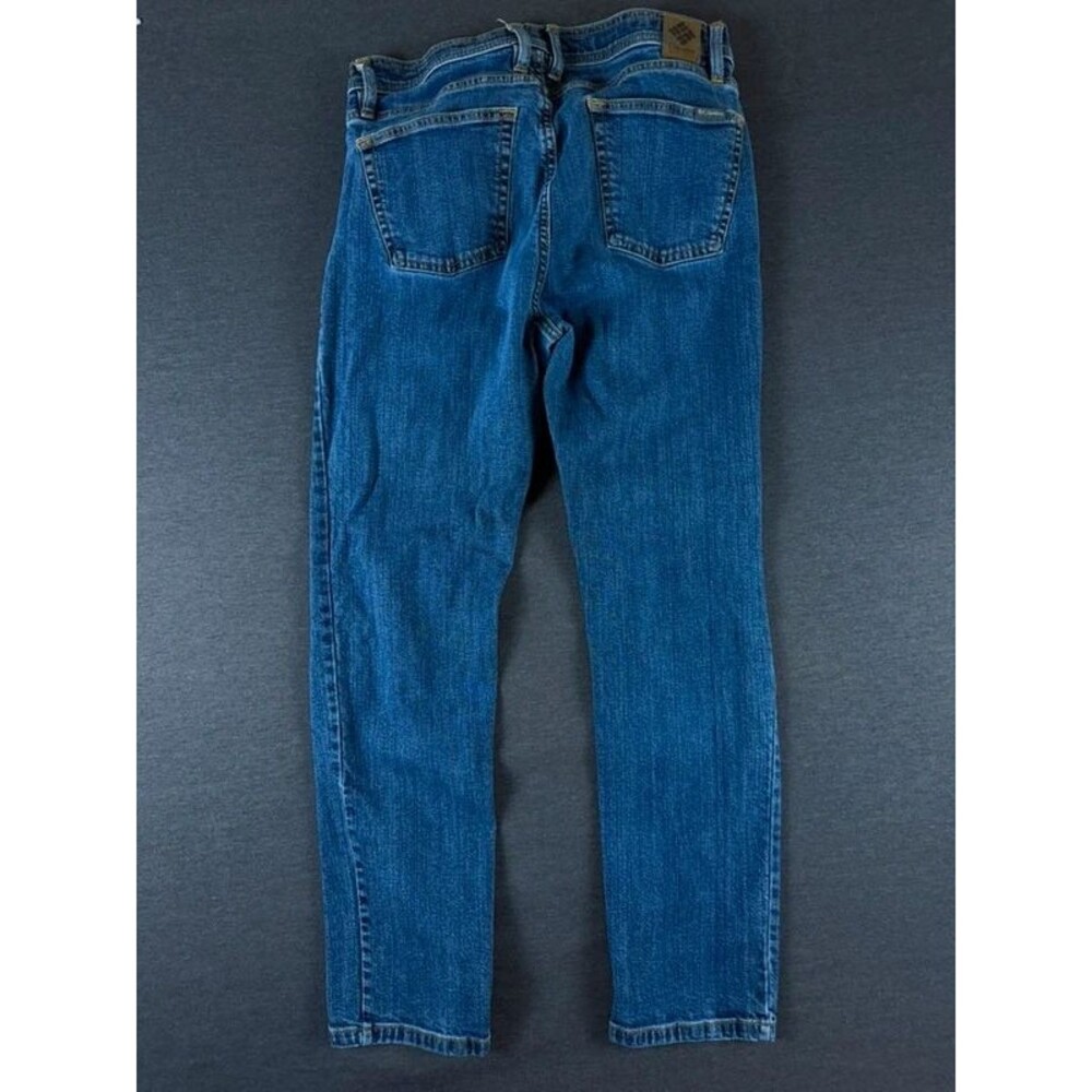 Columbia Mens 34x30 Ten Falls Slim Fit Denim Jeans Medium Wash Stretch - Picture 15 of 16